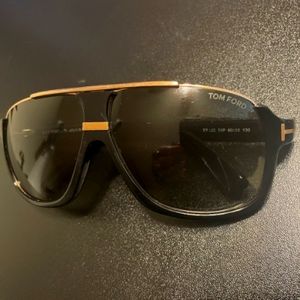 Tom Ford Sunglasses Eliott FT0335 TF335 01P Unisex Aviator Sunglasses 60-10-130